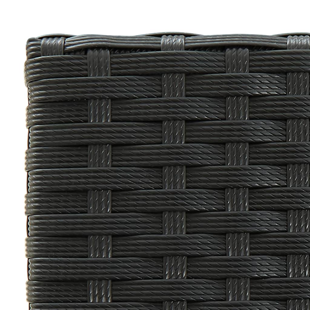 Bar Stools 4 Pcs Poly Rattan