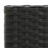 Bar Stools 4 Pcs Poly Rattan