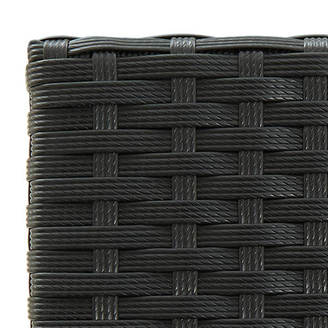 Bar Stools 4 Pcs Poly Rattan
