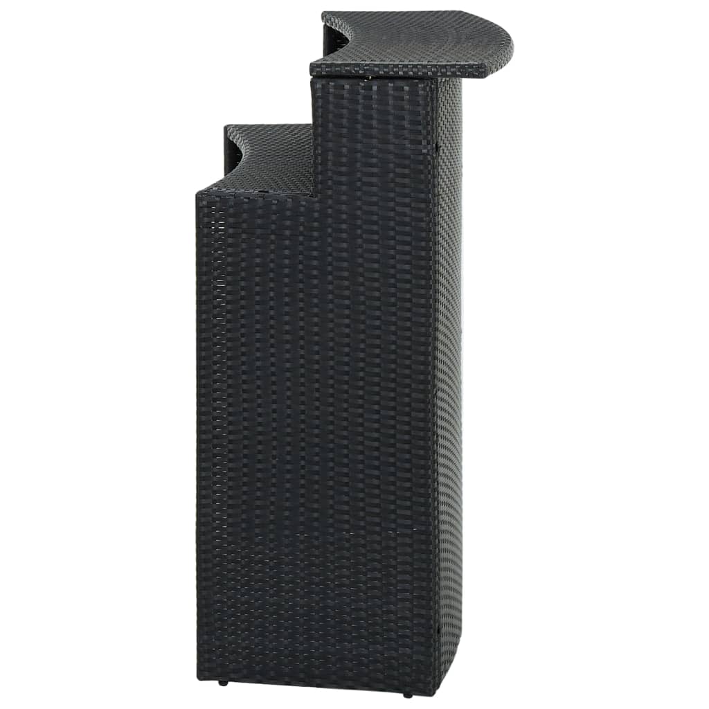 Garden Bar Table 120X55X110 Cm Poly Rattan