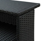 Garden Bar Table 120X55X110 Cm Poly Rattan