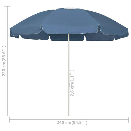 Beach Parasol Blue