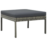 3 Piece Garden Lounge Set With Cushions Poly Rattan