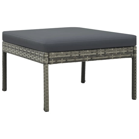3 Piece Garden Lounge Set With Cushions Poly Rattan