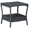 Garden Table 45X45X46.5 Cm Poly Rattan