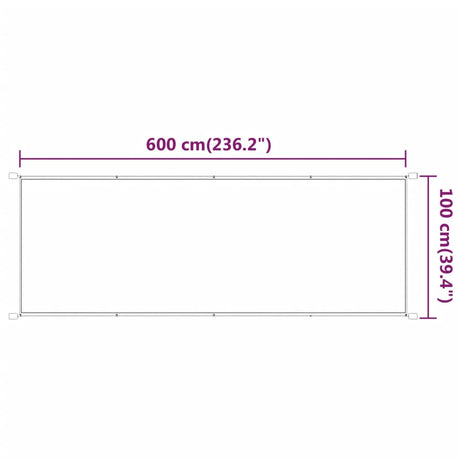 Vertical Awning Oxford Fabric