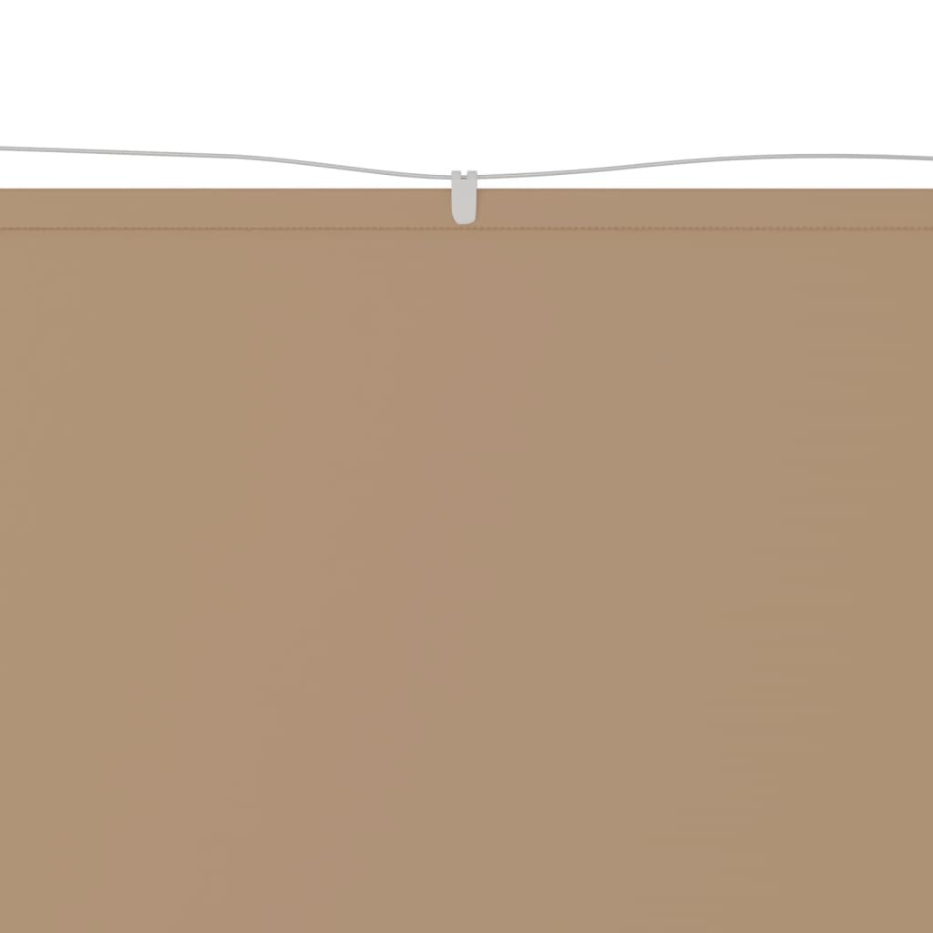 Vertical Awning Taupe 60x1000 cm Oxford Fabric
