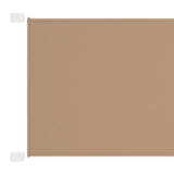Vertical Awning Taupe 100x270 cm Oxford Fabric