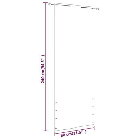 Balcony Screen Oxford Fabric