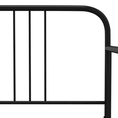 Pull-Out Sofa Bed Frame Without Mattress Metal 90X200 Cm
