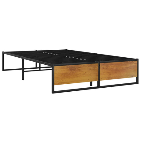 Bed Frame Without Mattress Black Metal