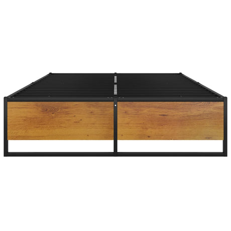 Bed Frame Without Mattress Black Metal