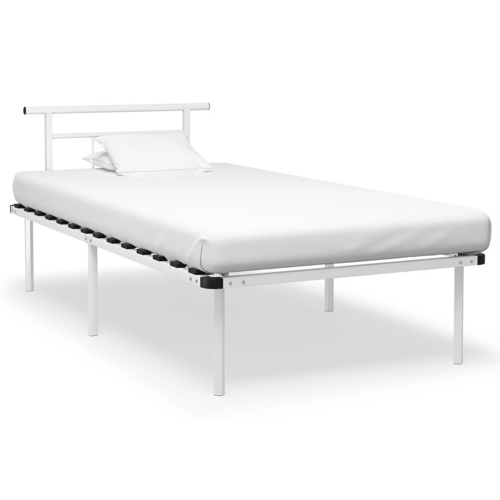 Bed Frame Without Mattress Metal 140X200Cm