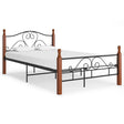 Bed Frame Without Mattress Black Metal