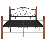 Bed Frame Without Mattress Black Metal