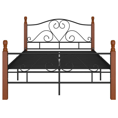 Bed Frame Without Mattress Black Metal