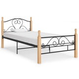 Bed Frame Without Mattress Black Metal