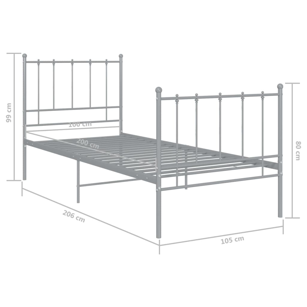 Bed Frame Without Mattress Metal
