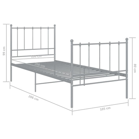 Bed Frame Without Mattress Metal