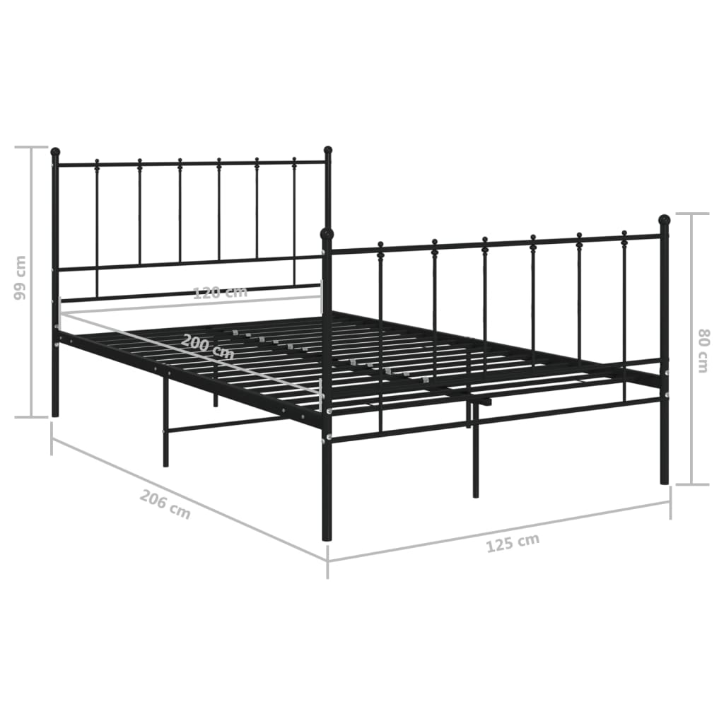 Bed Frame Without Mattress Metal