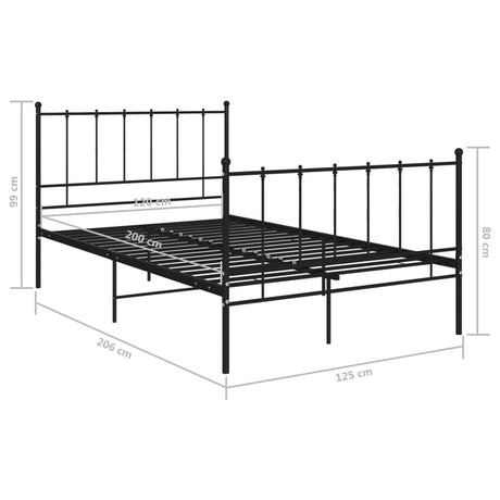 Bed Frame Without Mattress Metal