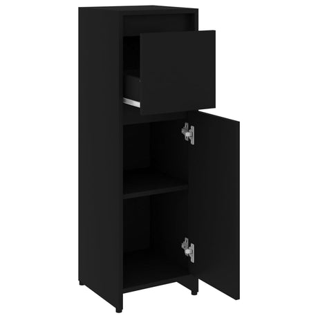 4 Piece Bathroom Furniture Set Engineered Wood