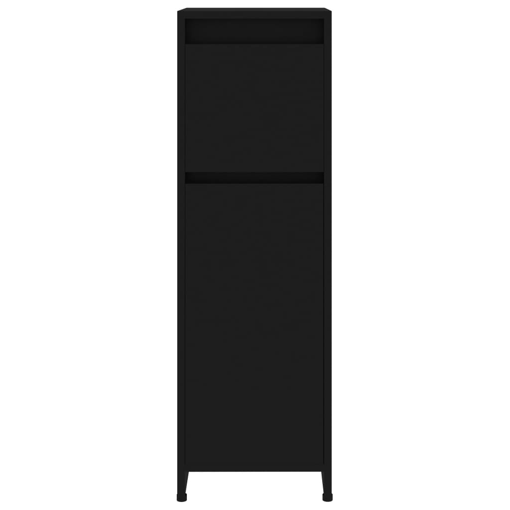 4 Piece Bathroom Furniture Set Engineered Wood
