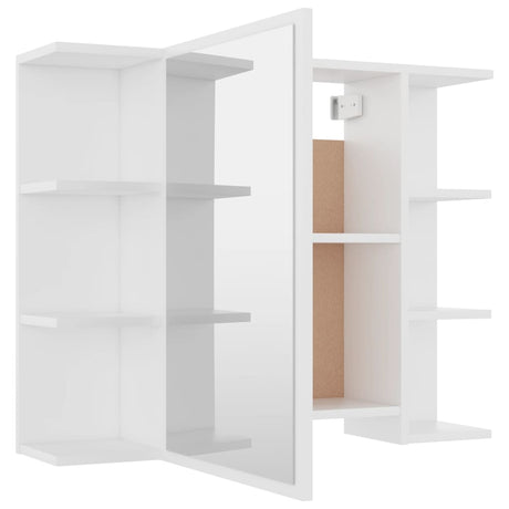 4 Piece Bathroom Furniture Set Engineered Wood
