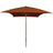 Garden Parasol With Wooden Pole 200X300 Cm