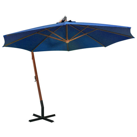 Hanging Garden Parasol With Pole Solid Fir Wood