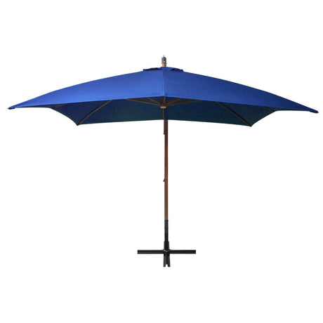 Hanging Garden Parasol With Pole Solid Fir Wood