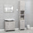 3 Piece Bathroom Furniture Set Engineered Wood
