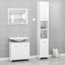 3 Piece Bathroom Furniture Set Engineered Wood