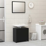 3 Piece Bathroom Furniture Set Engineered Wood