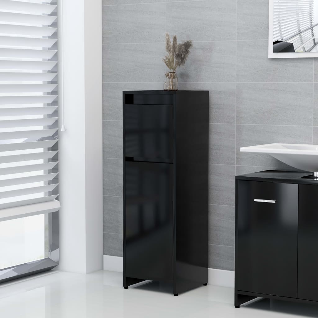 3 Piece Bathroom Furniture Set Engineered Wood