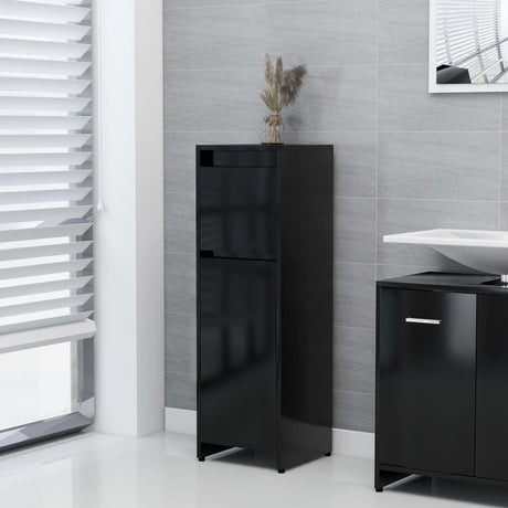 3 Piece Bathroom Furniture Set Engineered Wood