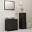 3 Piece Bathroom Furniture Set Engineered Wood