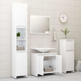 3 Piece Bathroom Furniture Set Engineered Wood
