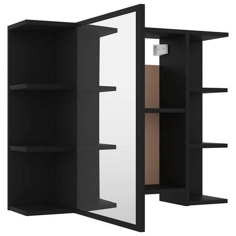 3 Piece Bathroom Furniture Set Engineered Wood