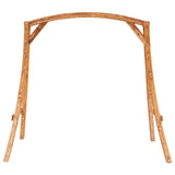 Swing Frame Solid Bent Wood With Teak Finish