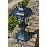 Garden Lights 2 Pcs Dark Green/Black Aluminium