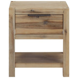 Nightstands With Drawers 2 Pcs 40X30X48 Cm Solid Acacia Wood