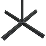 Cantilever Garden Parasol with LED lights Terracotta 250x250 cm