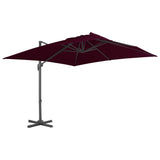 Cantilever Garden Parasol With Aluminium Pole