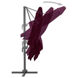 Cantilever Garden Parasol With Aluminium Pole