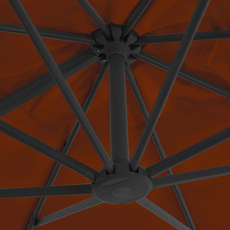 Cantilever Garden Parasol With Aluminium Pole