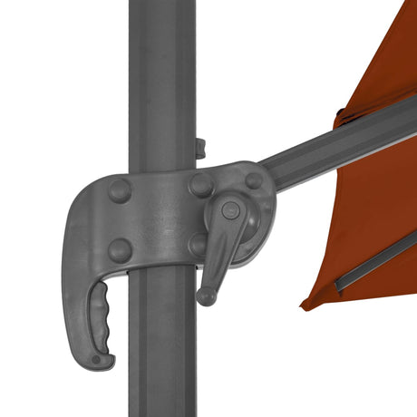 Cantilever Garden Parasol With Aluminium Pole
