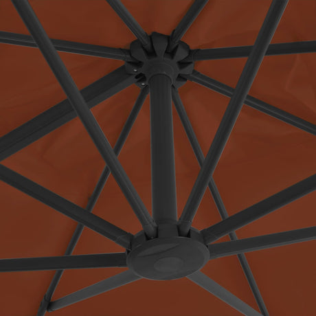 Cantilever Garden Parasol With Aluminium Pole