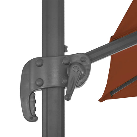 Cantilever Garden Parasol With Aluminium Pole
