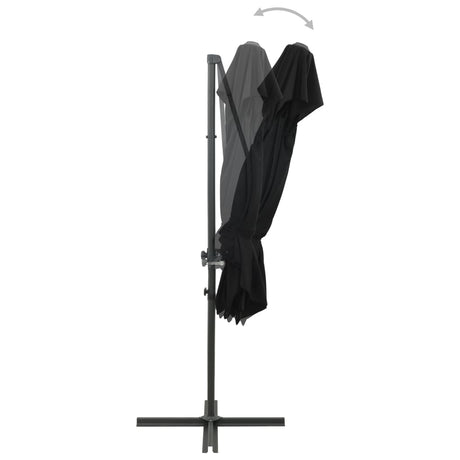 Cantilever Garden Parasol With Double Top 250X250 Cm